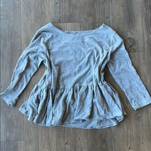 Free People Grey Shirt